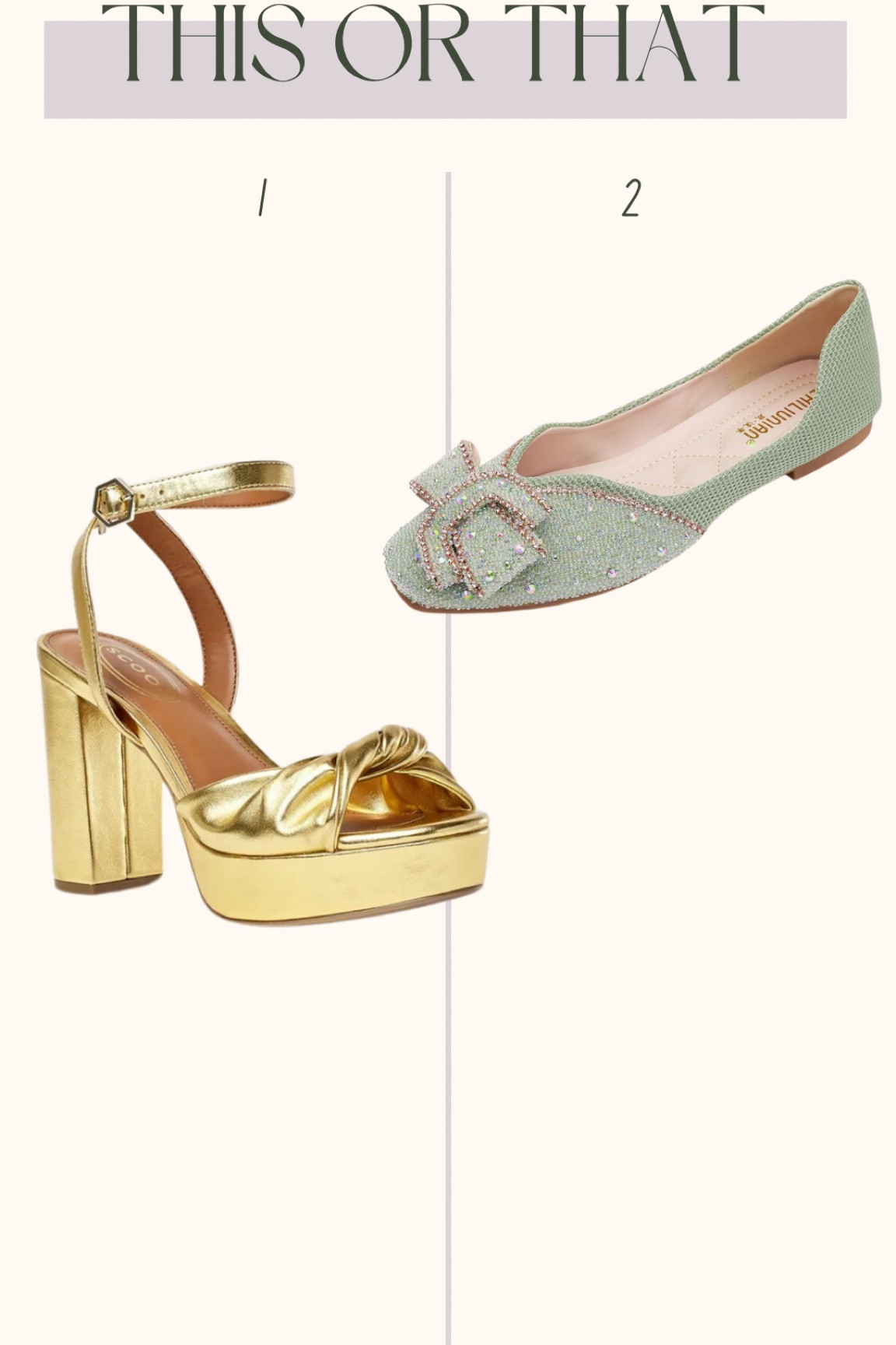 Platform and flats 

#LTKsalealert #LTKshoecrush #LTKSeasonal