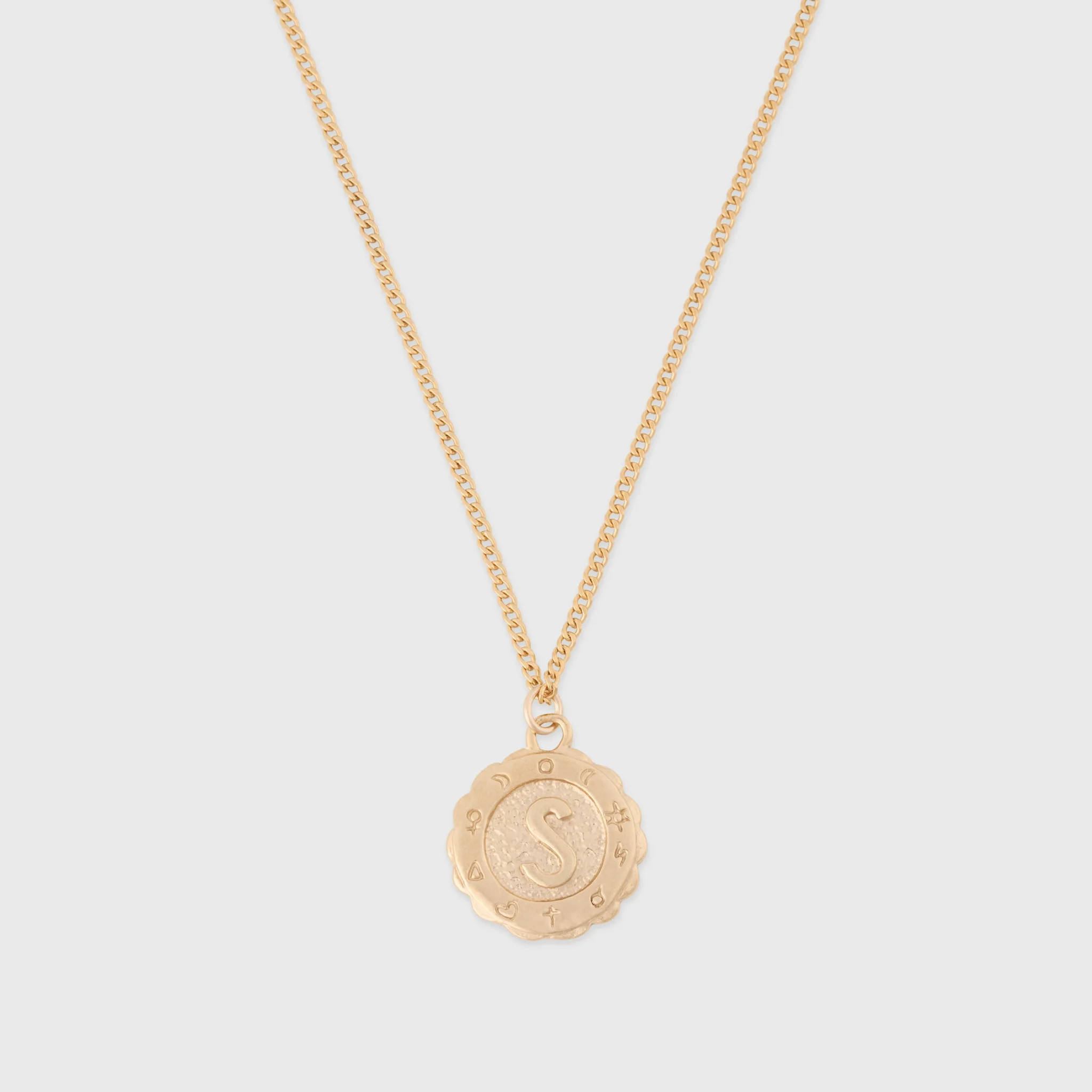 goddess initial necklace | Cuffed by Nano