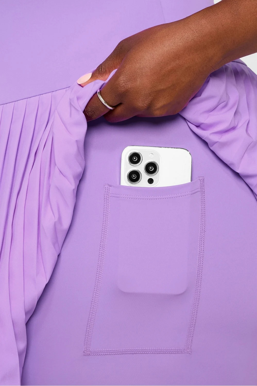 Hot Shot Pleated Dress Ultra Mini | Fabletics