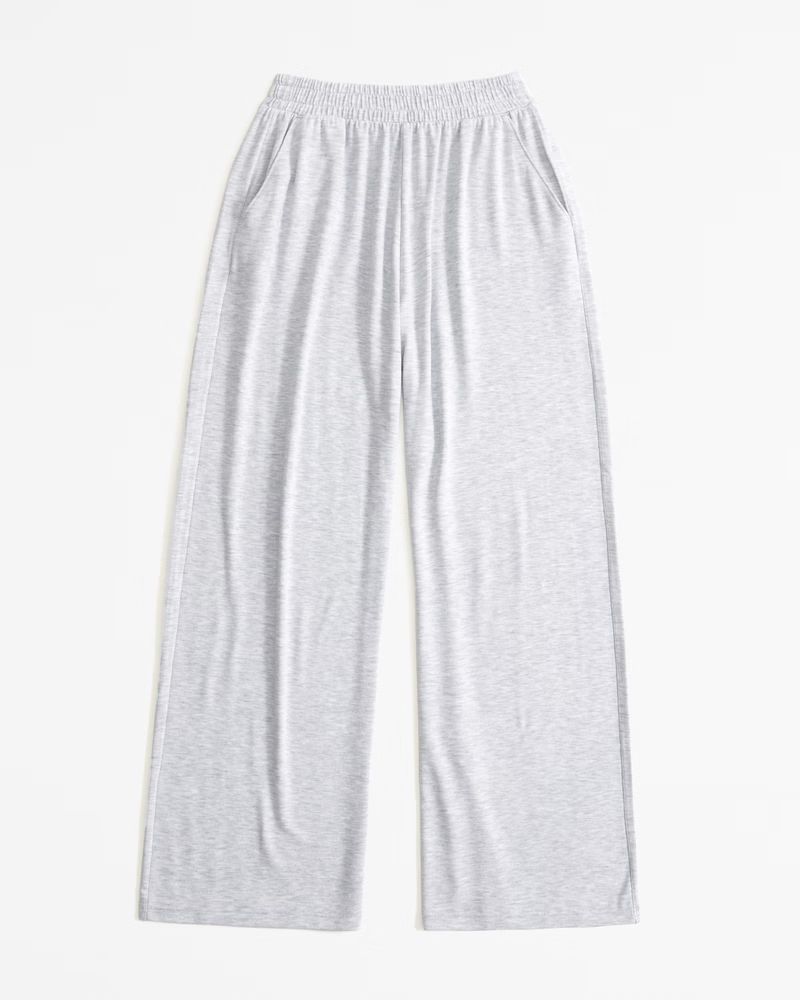 Cozy Cloud Knit Wide Leg Pant | Abercrombie & Fitch (US)