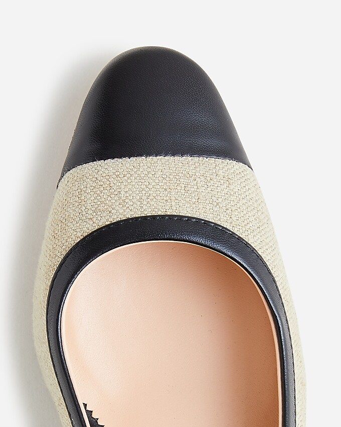 Millie slingback heels in Italian linen | J.Crew US