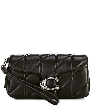 COACH Quilted Leather Tabby 19 Clutch Bag - LH/BLACK | Dillard's