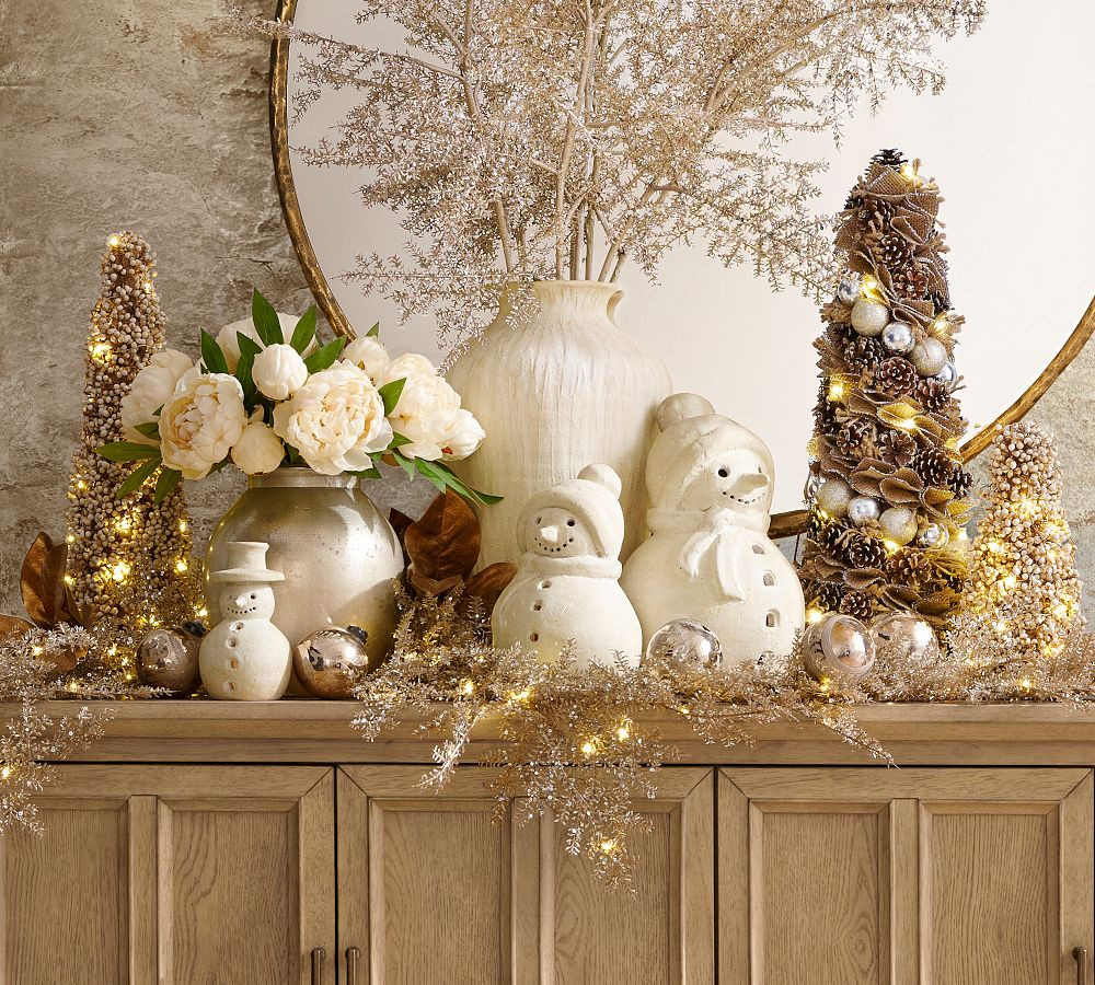 Terracotta Snowwoman | Pottery Barn (US)