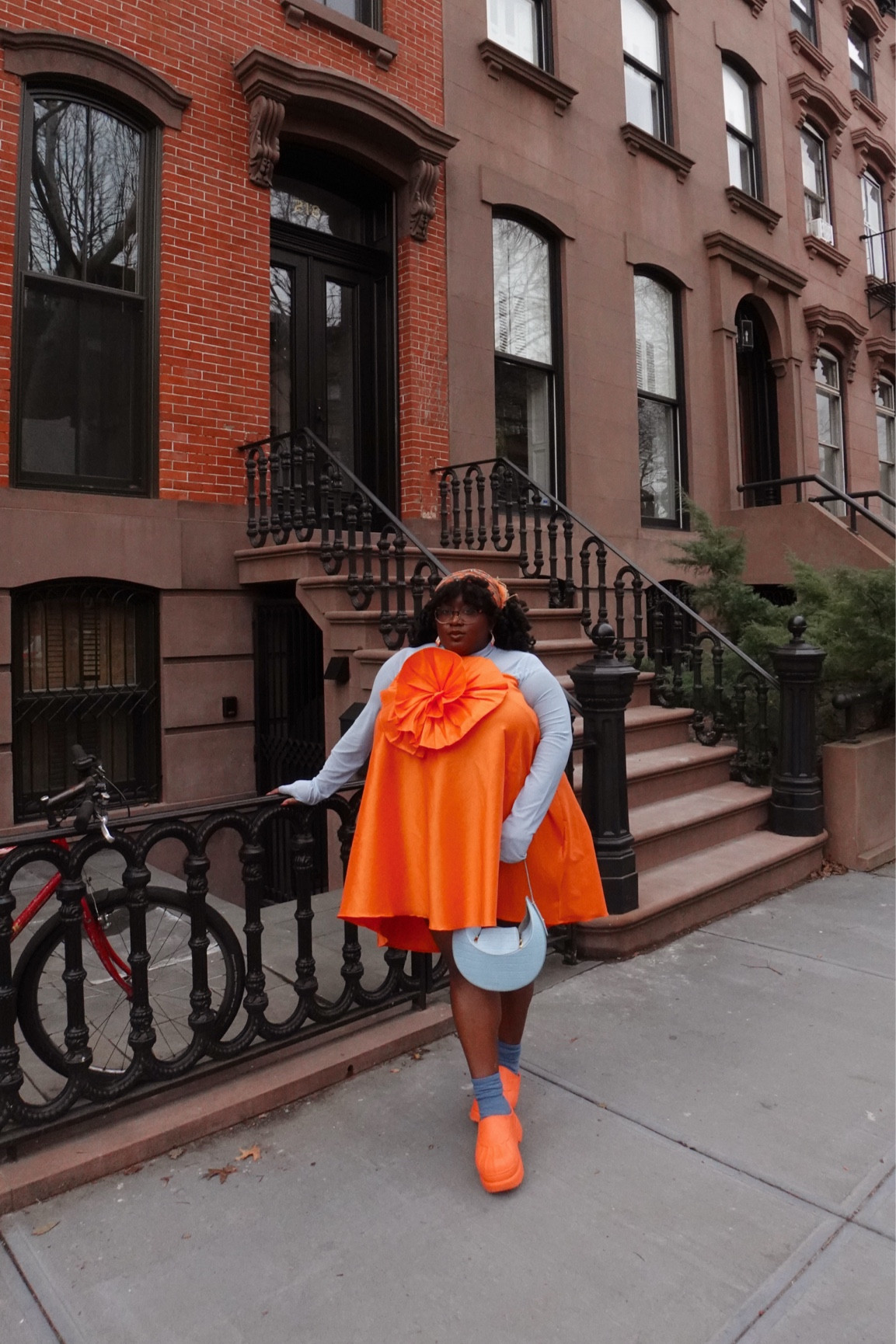 Such a fun spring look! 
The dress is the Gigi Mini Dress from Nuuly and the purse is JW Pei. All other pieces are linked below!

#orangedress #bluetop #meshtop

#LTKmidsize #LTKplussize #LTKfindsunder100