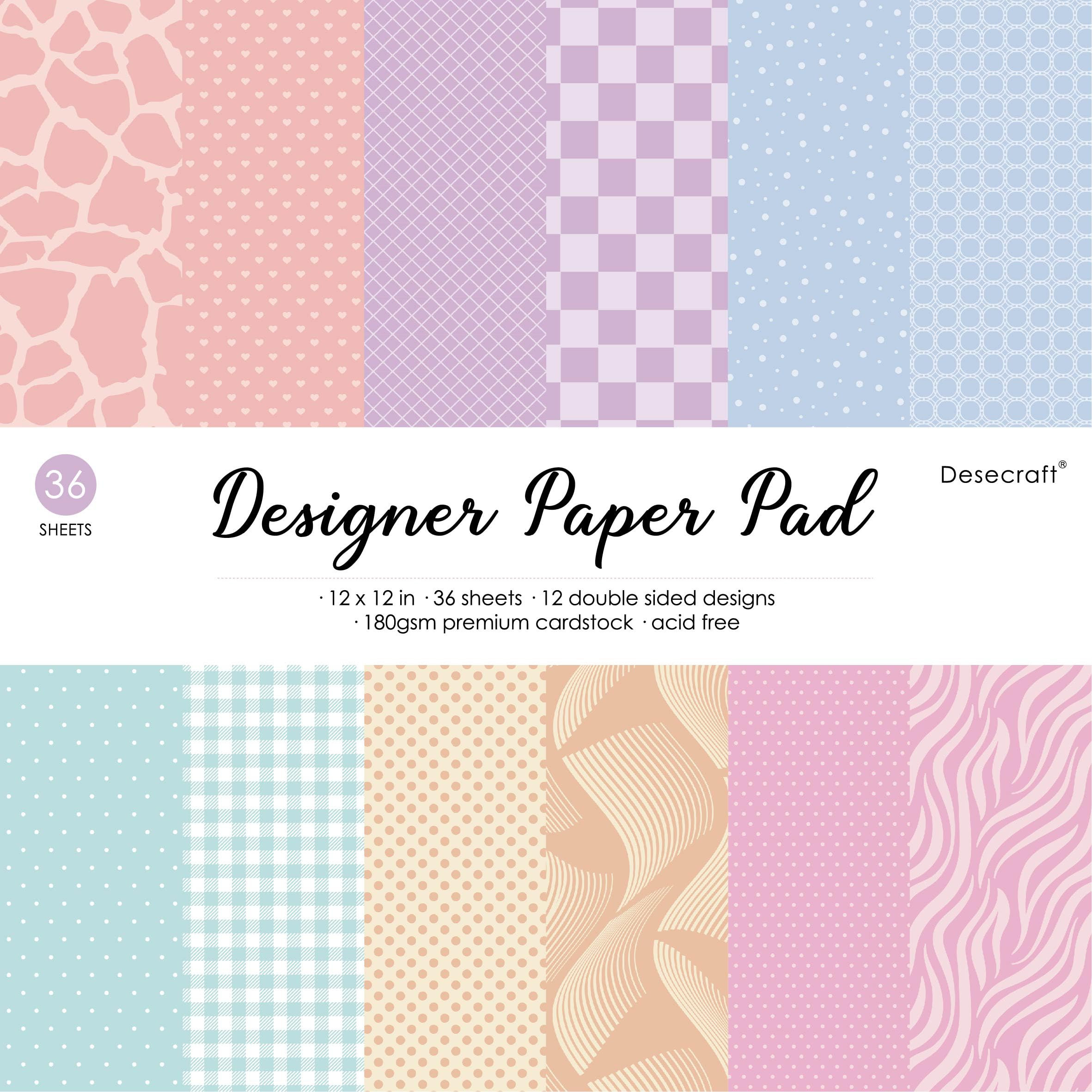 12x12 in Pastel Easter Scrapbooking Cardstock Decorative Paper - 36 Sheets - for Card Making Jour... | Amazon (US)