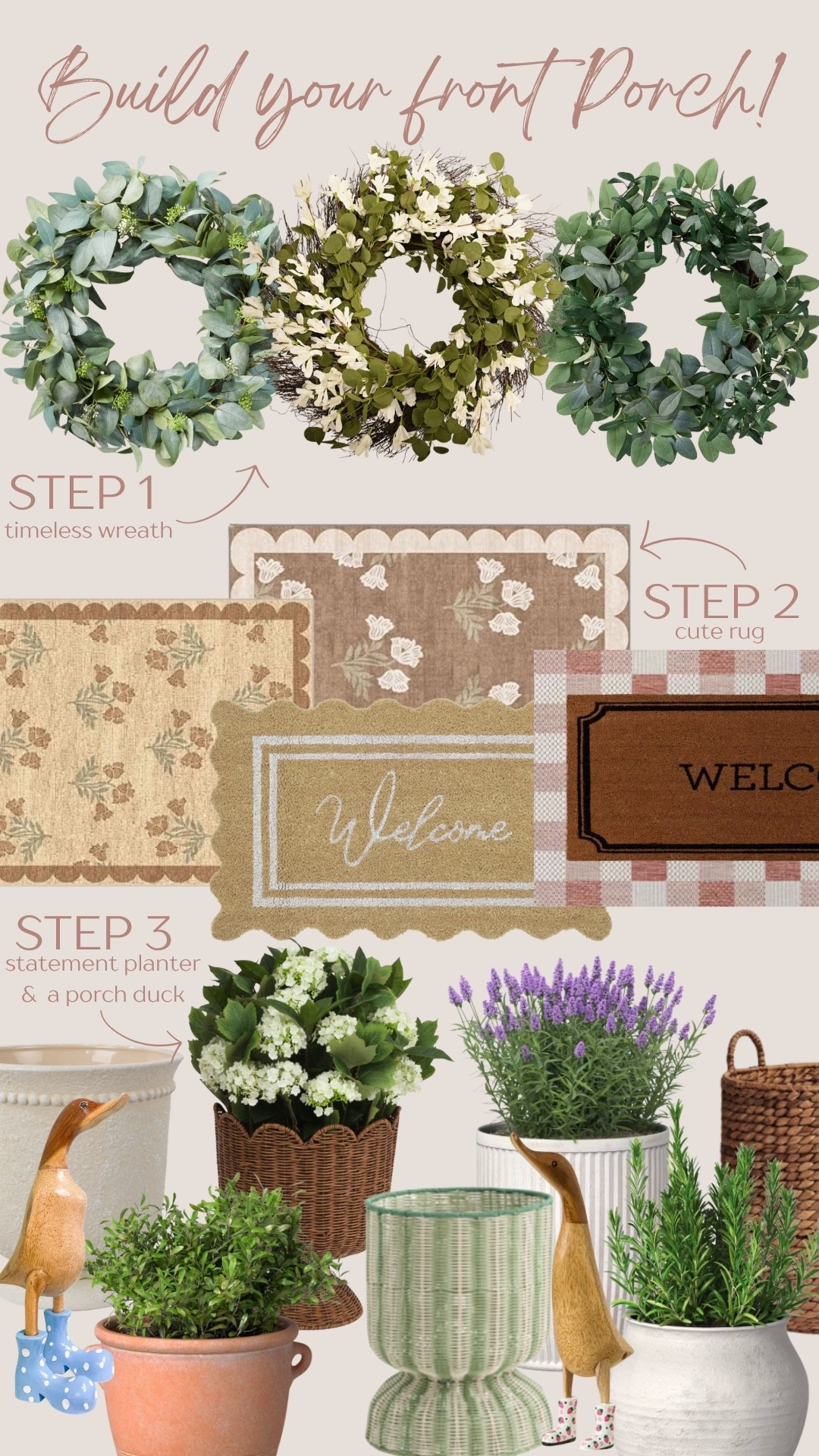 Spring porch refresh

Amazon target wayfair planters rug layer rug wreath porch duck 

#LTKSeasonal #LTKHome