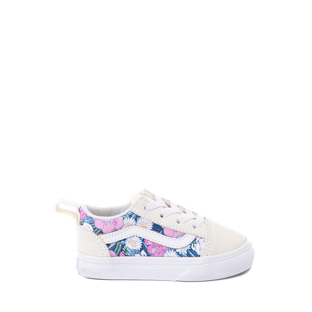 Vans Old Skool Skate Shoe - Baby / Toddler - White / Retro Floral | Journeys