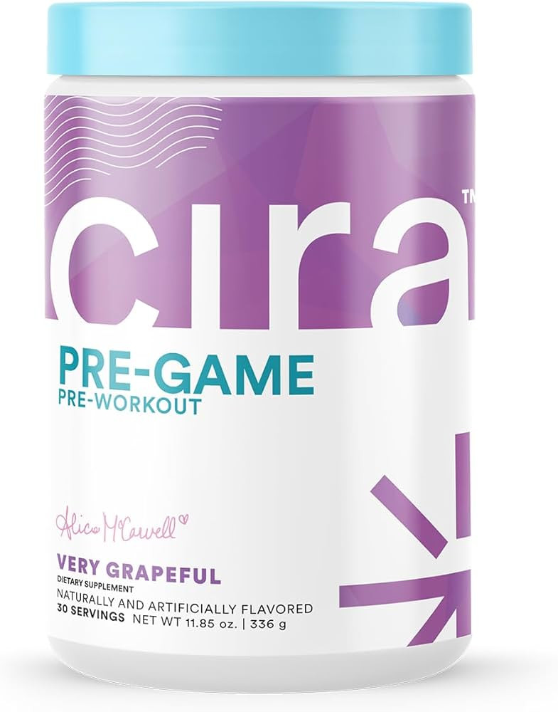 Cira x Alicia McCarvell Pre-Game Pre Workout Powder for Women - Preworkout Energy Supplement for ... | Amazon (CA)