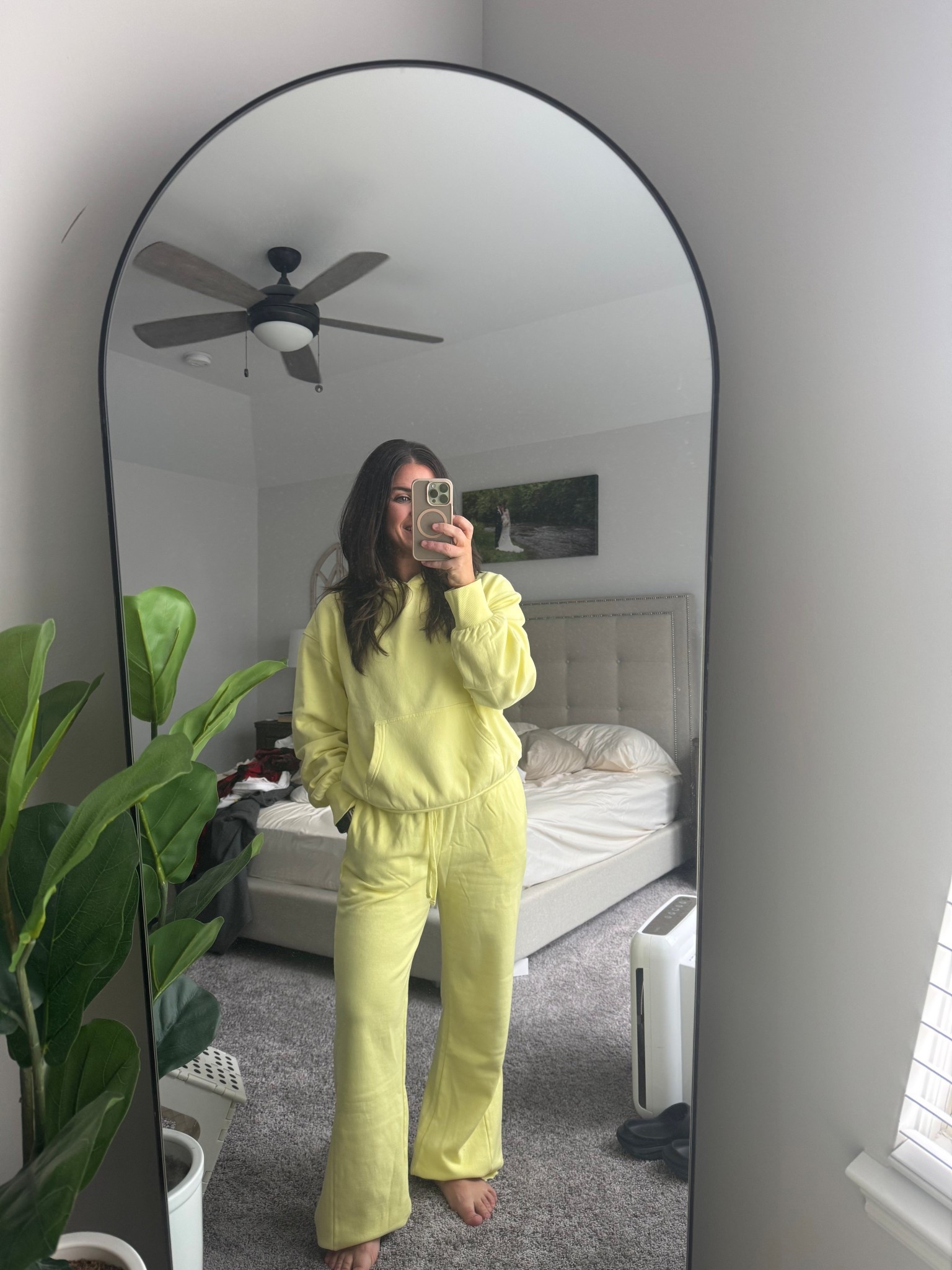 This matching lounge set in this lime yellow color from Walmart is sooo comfy and cute! 💛

#LTKSpringSale #LTKootd #LTKActive