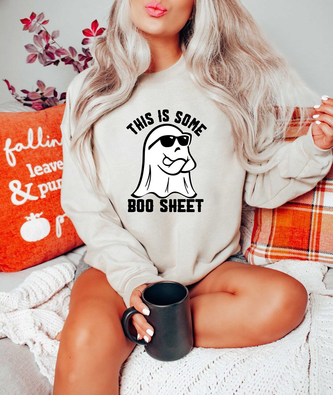 Halloween Boo Sheet Sweatshirt Halloween Gift Halloween - Etsy | Etsy (US)