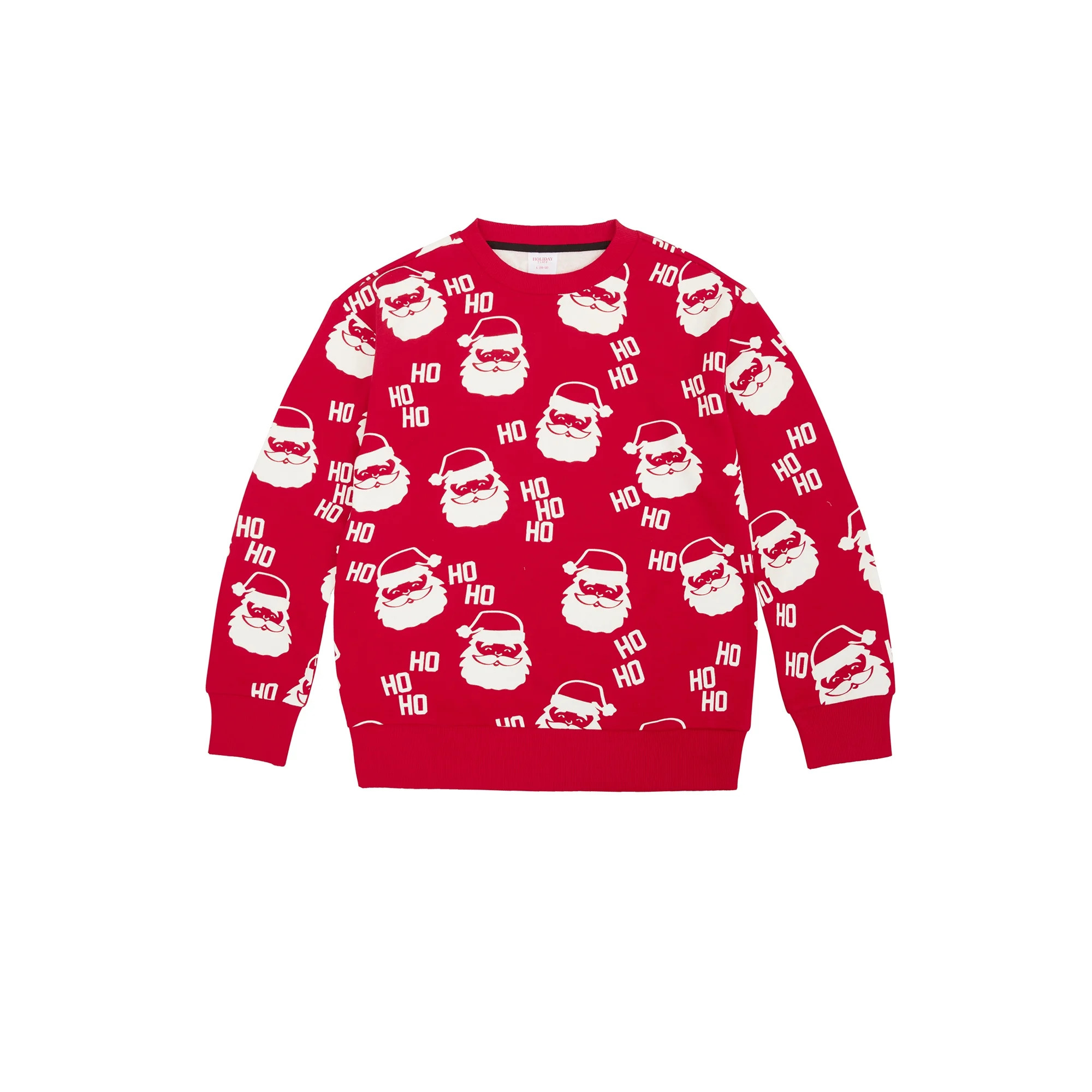 Holiday Time Boys Christmas Sweatshirt, Sizes 4-18 & Plus | Walmart (US)