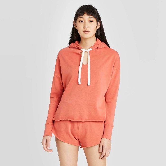 Women's Hooded Lounge Sweatshirt - Colsie™ | Target