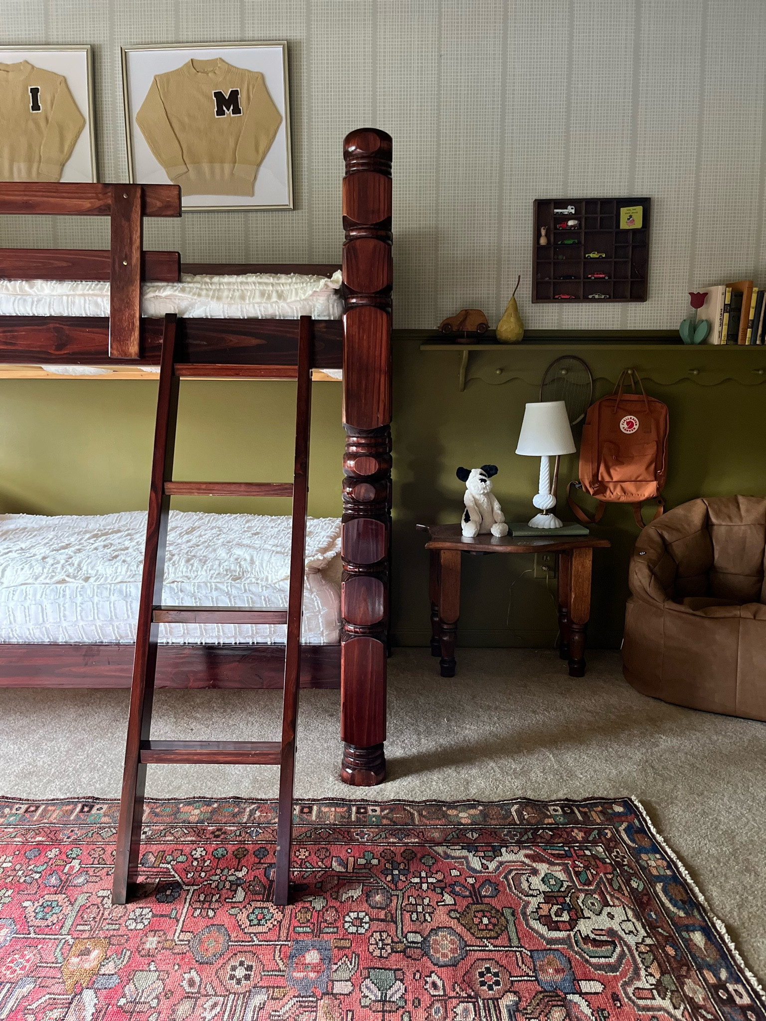 Kids shared vintage bunk bed bedroom

#LTKkids #LTKunder100 #LTKhome