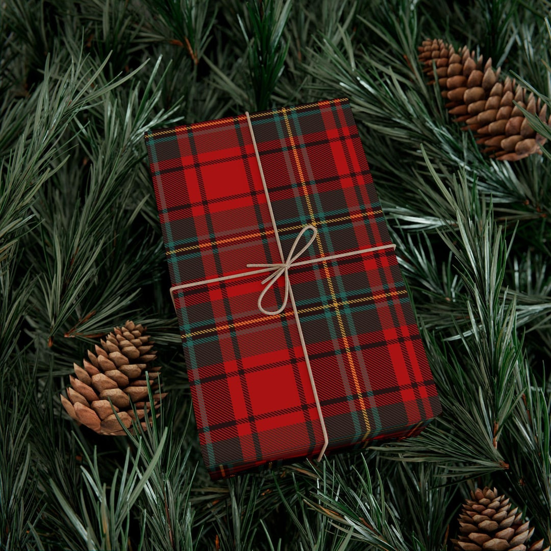 Plaid Christmas Gift Wrap Paper: Elegant Holiday Wrapping, Christmas 2025 - Etsy | Etsy (US)