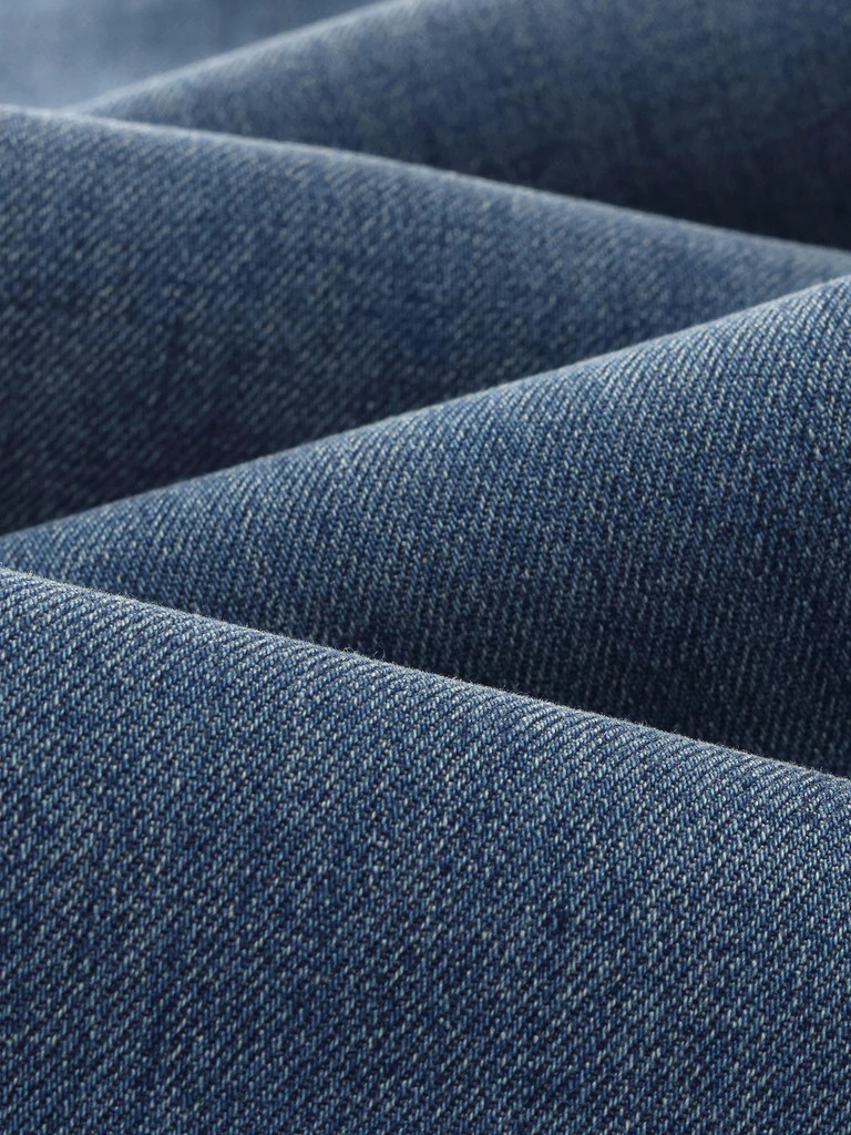 Denim Fleece Lined Women Tapered Jeans | GOELIA