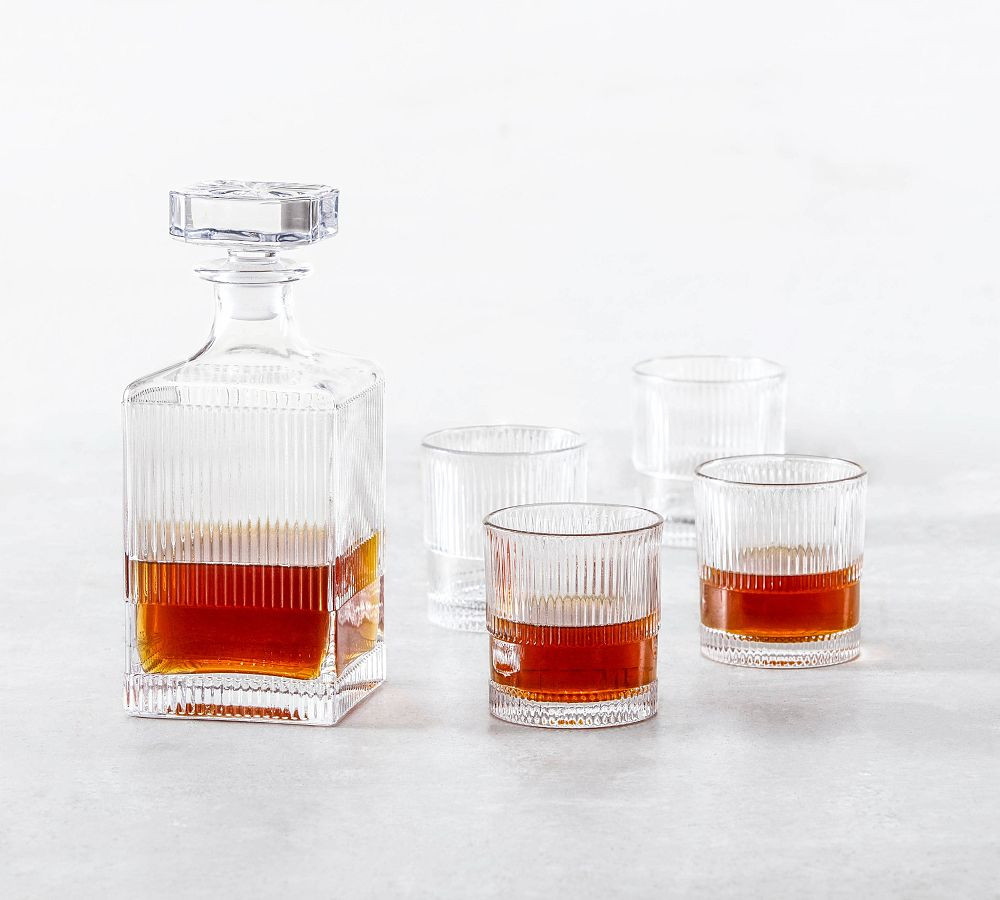 No-Ho Decanter & Double Old Fashioned Glasses, Set of 4 | Pottery Barn (US)