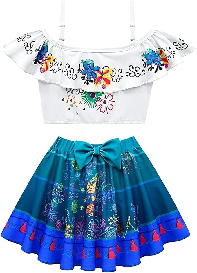 Encanto Swimsuit for Toddler Girls, Mirabel Bikini Isabella Pepa Dolores Swimwear, Magic Family B... | Amazon (US)