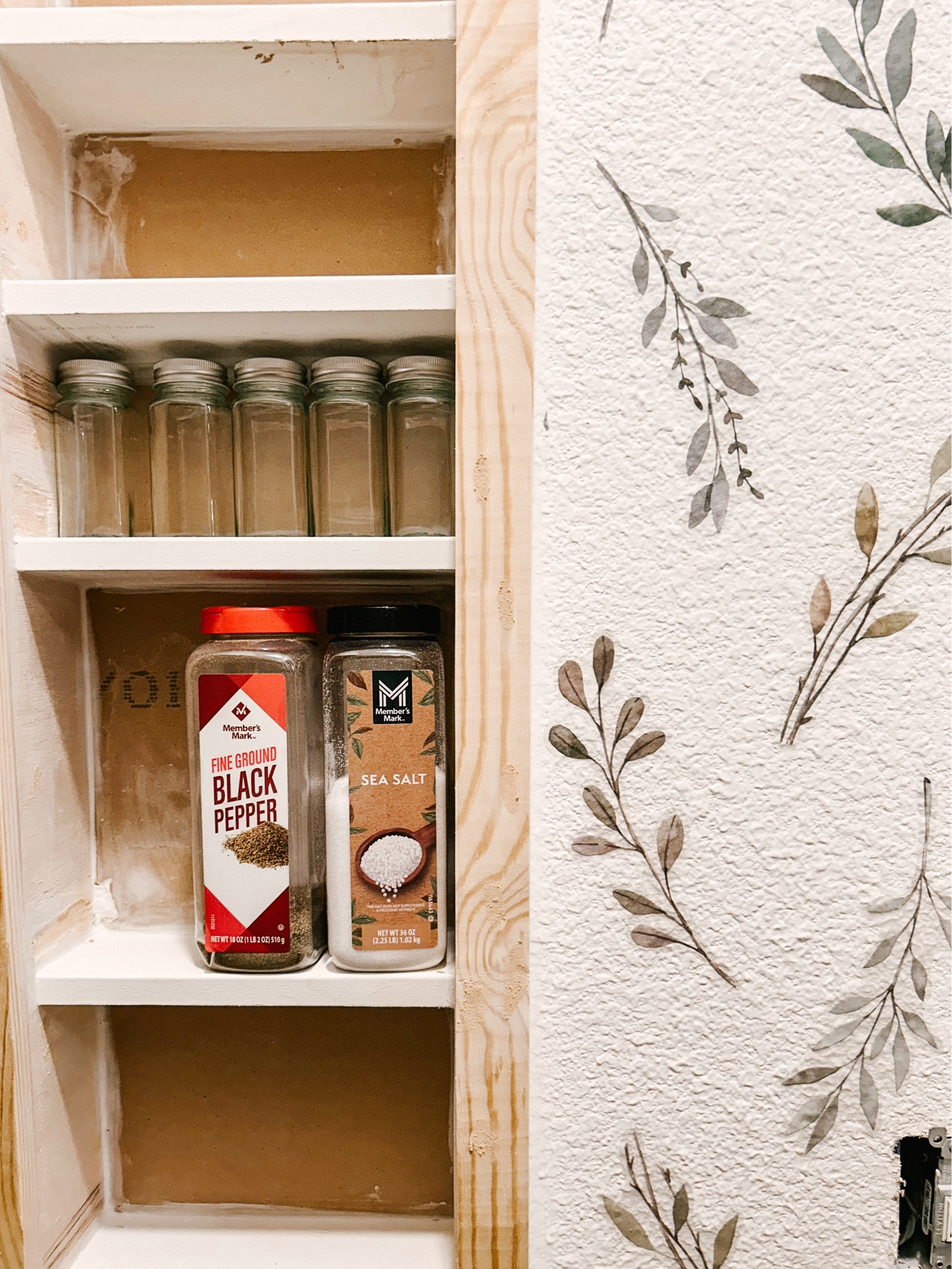 Mid-project, have to share the amazing ✨deal✨ on these spice jars! 

#LTKHome #LTKSaleAlert #LTKFindsUnder50