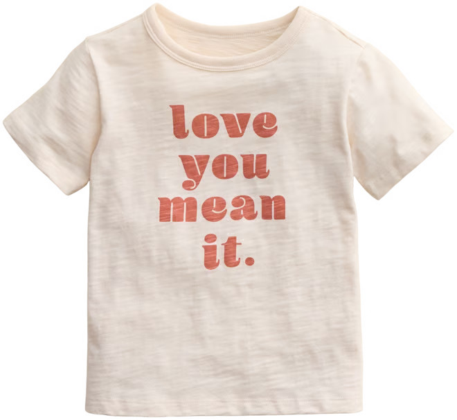 Baby & Toddler Little Co. by Lauren Conrad Organic "Love You Mean It" Graphic Tee | Kohl's