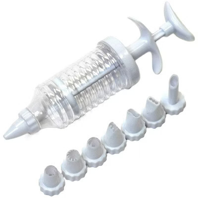 Chef Craft Dessert / Cake Icing Syringe with 8 Decorating Nozzle Tips  1 Set | Target