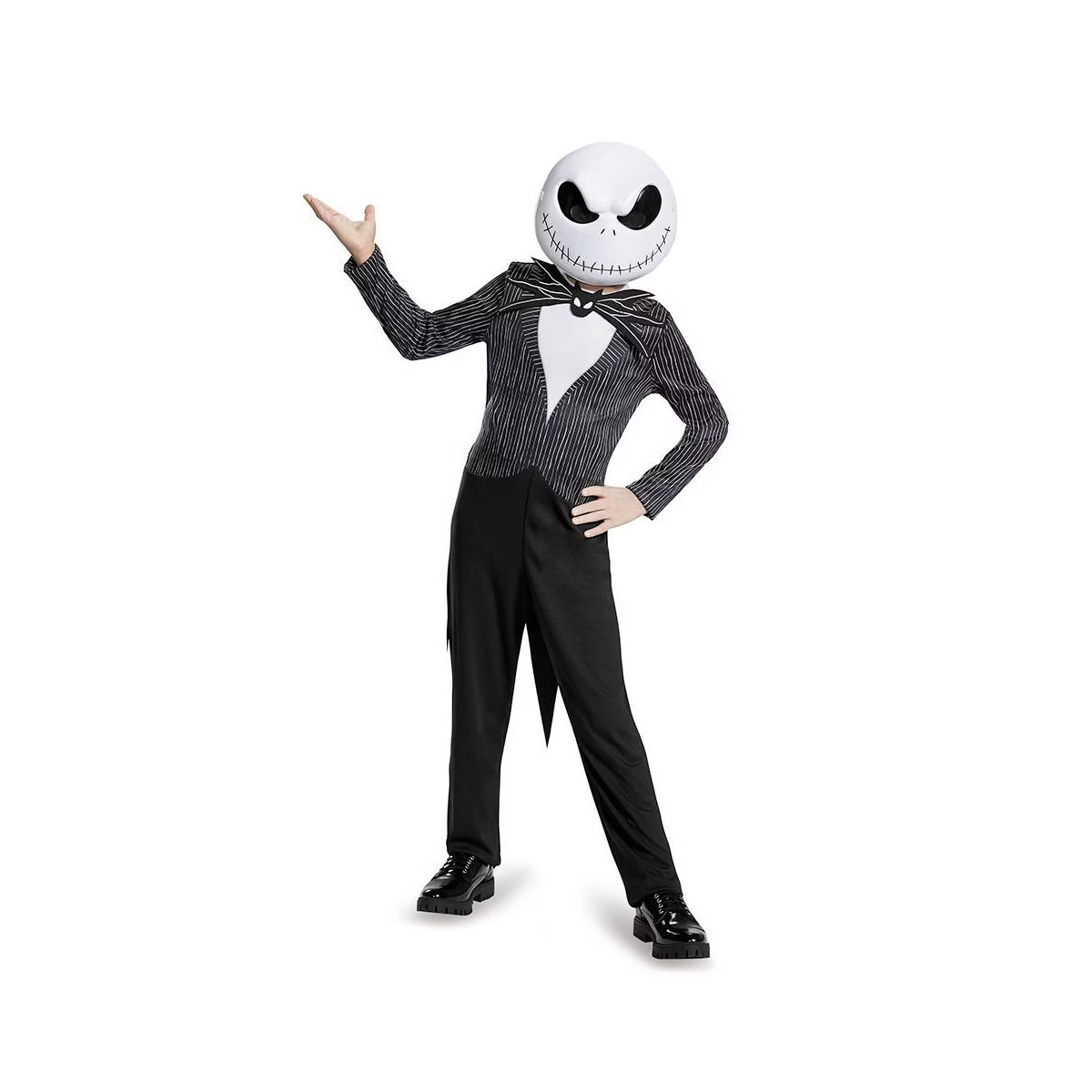 Kids' Disney The Nightmare Before Christmas Jack Skellington Classic Halloween Costume Jumpsuit S... | Target