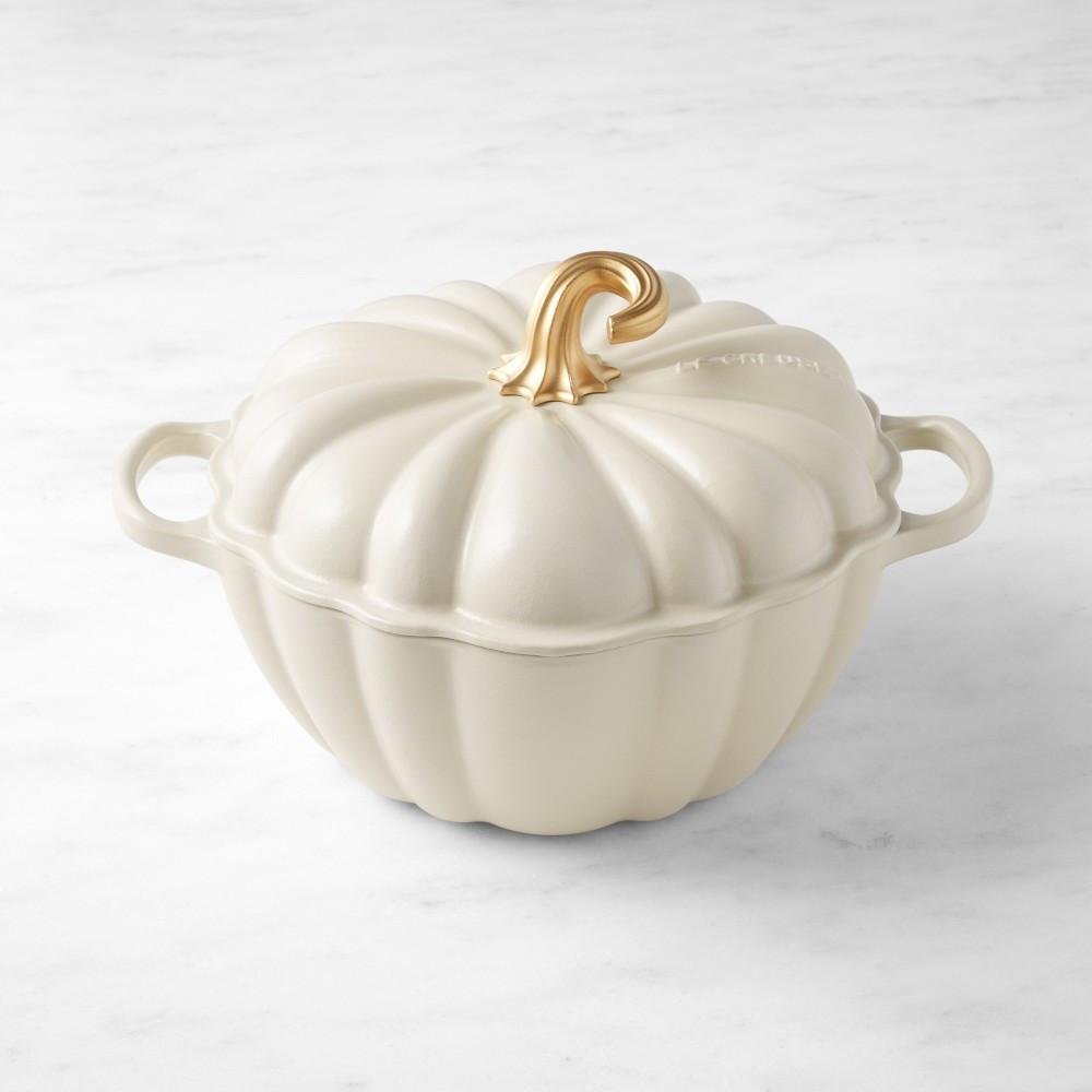 Le Creuset Enameled Cast Iron Pumpkin Cocotte, 4-Qt. | Williams-Sonoma