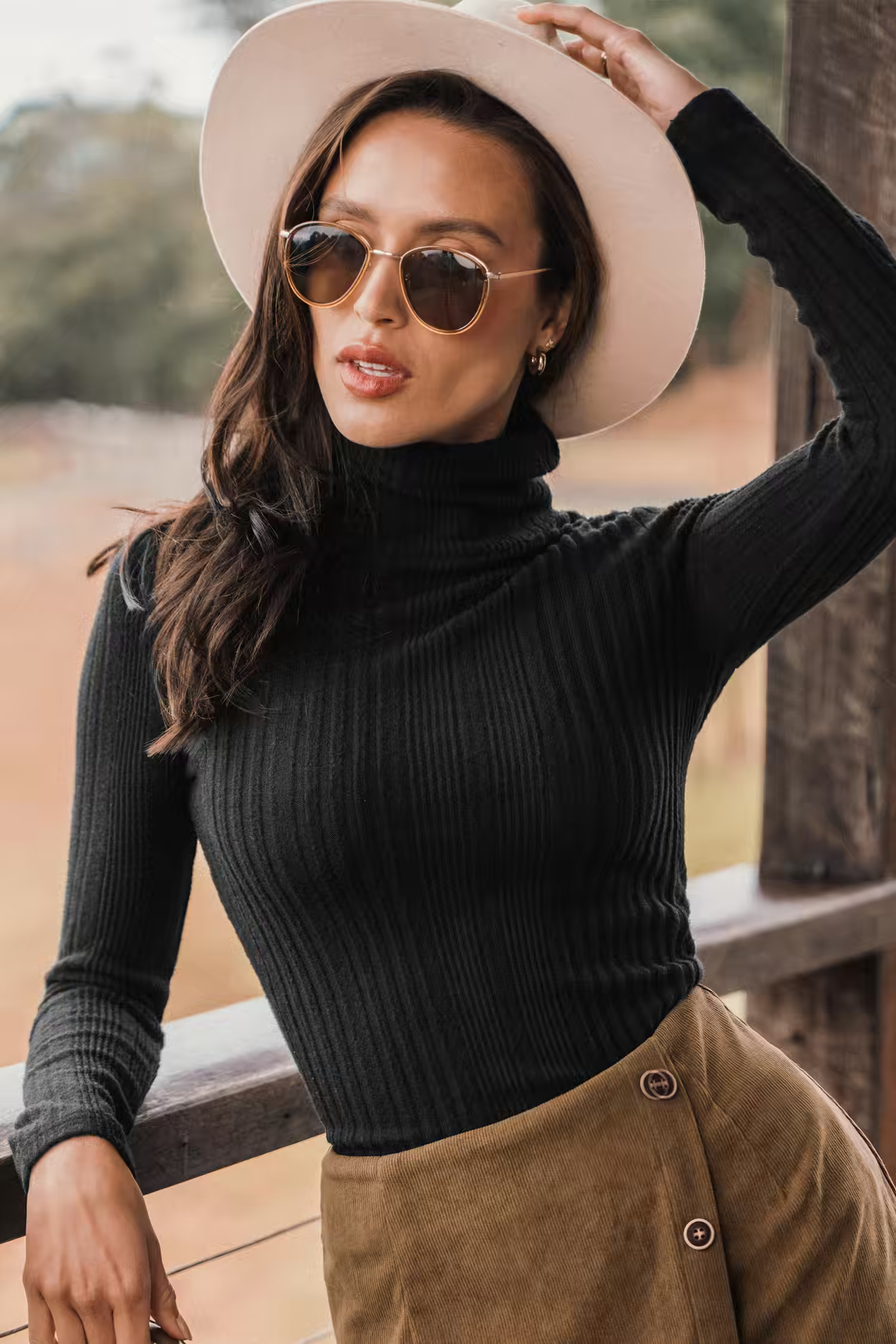 Onyx Rib Turtleneck SweaterHOT | Cupshe US