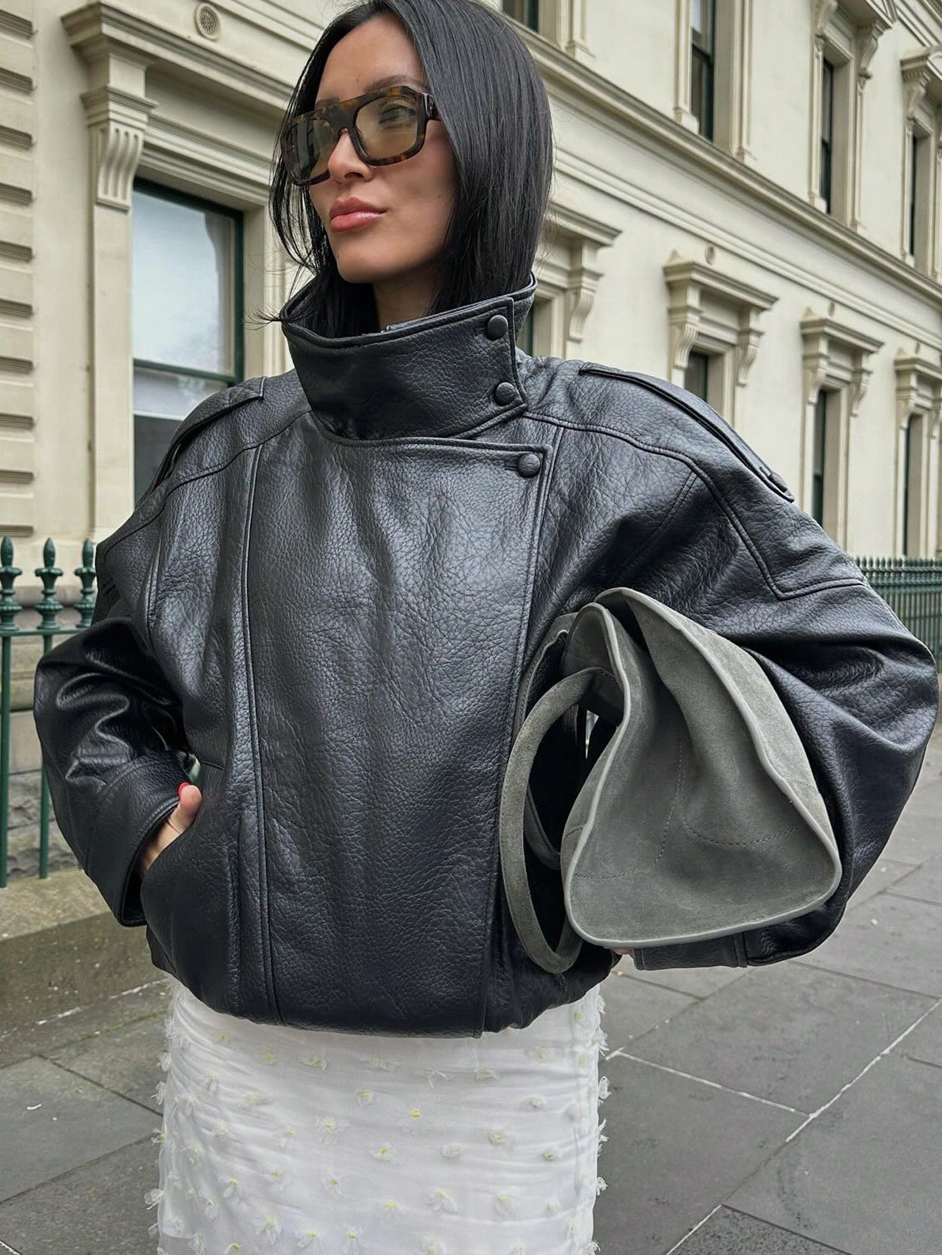 Leather Jacket  | SHEIN