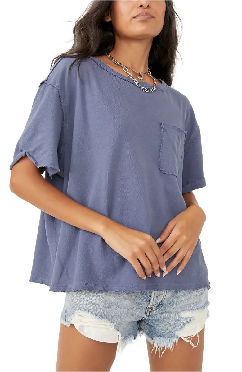 Free People Care FP Oversize Pocket T-Shirt | Nordstrom | Nordstrom