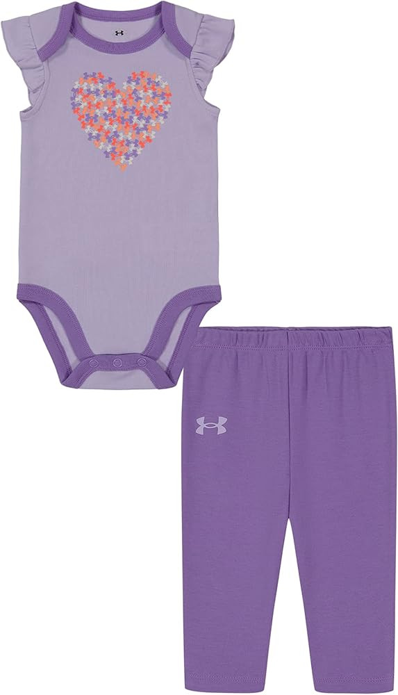 Under Armour baby-girls Short Sleeve Tee and Capri Set | Amazon (US)
