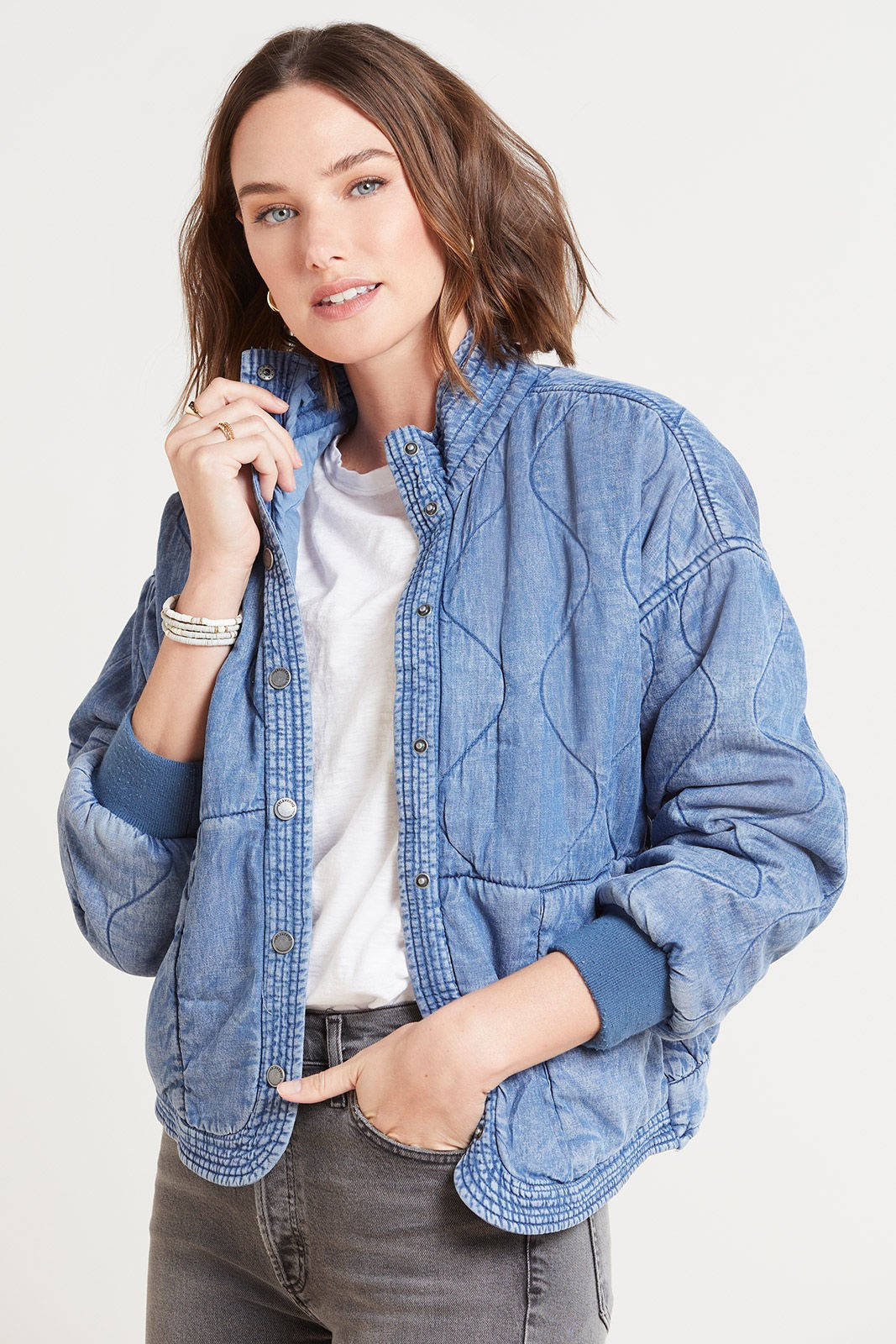Ocean Eyes Quilted Jacket | Evereve