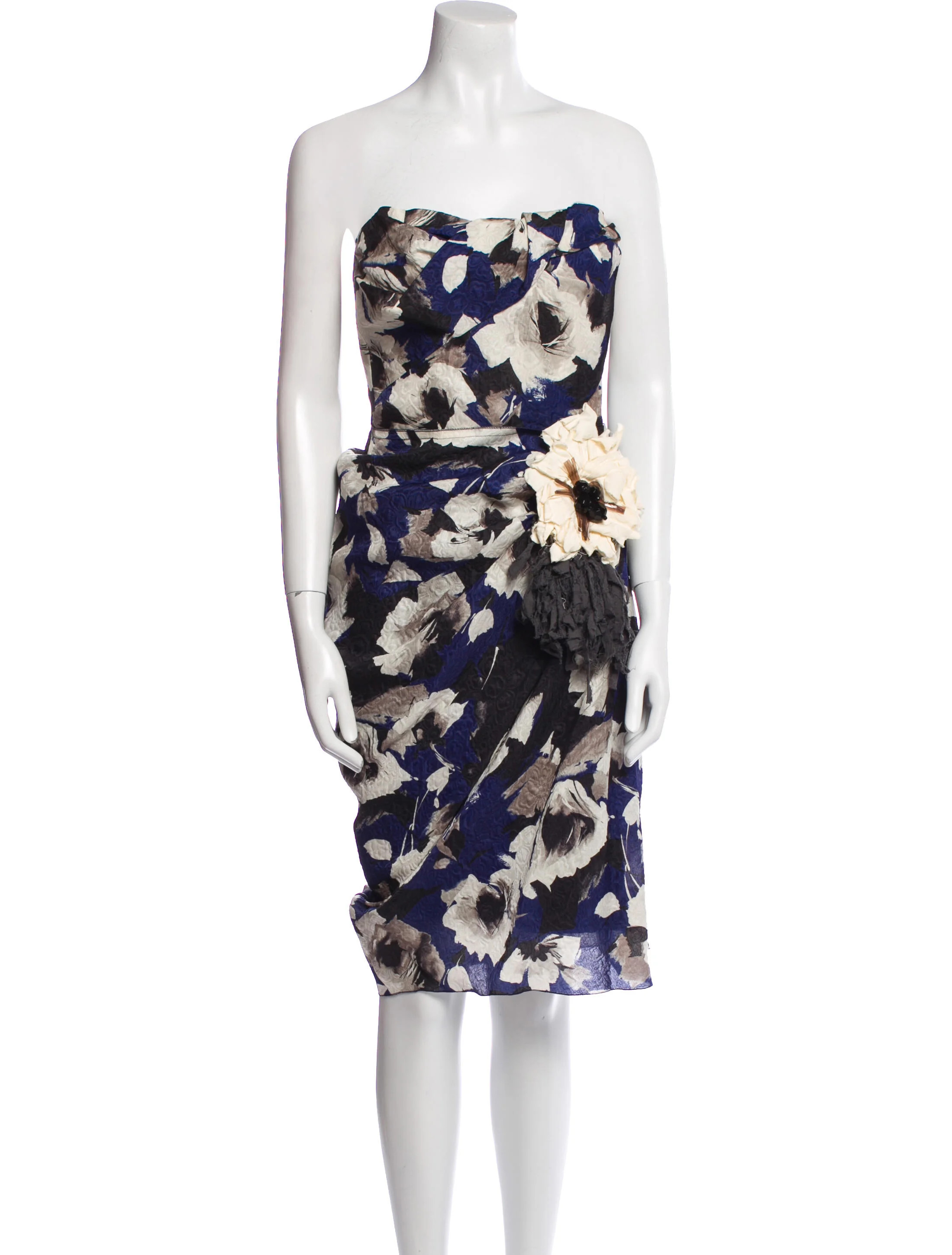 Silk Knee-Length Dress | The RealReal