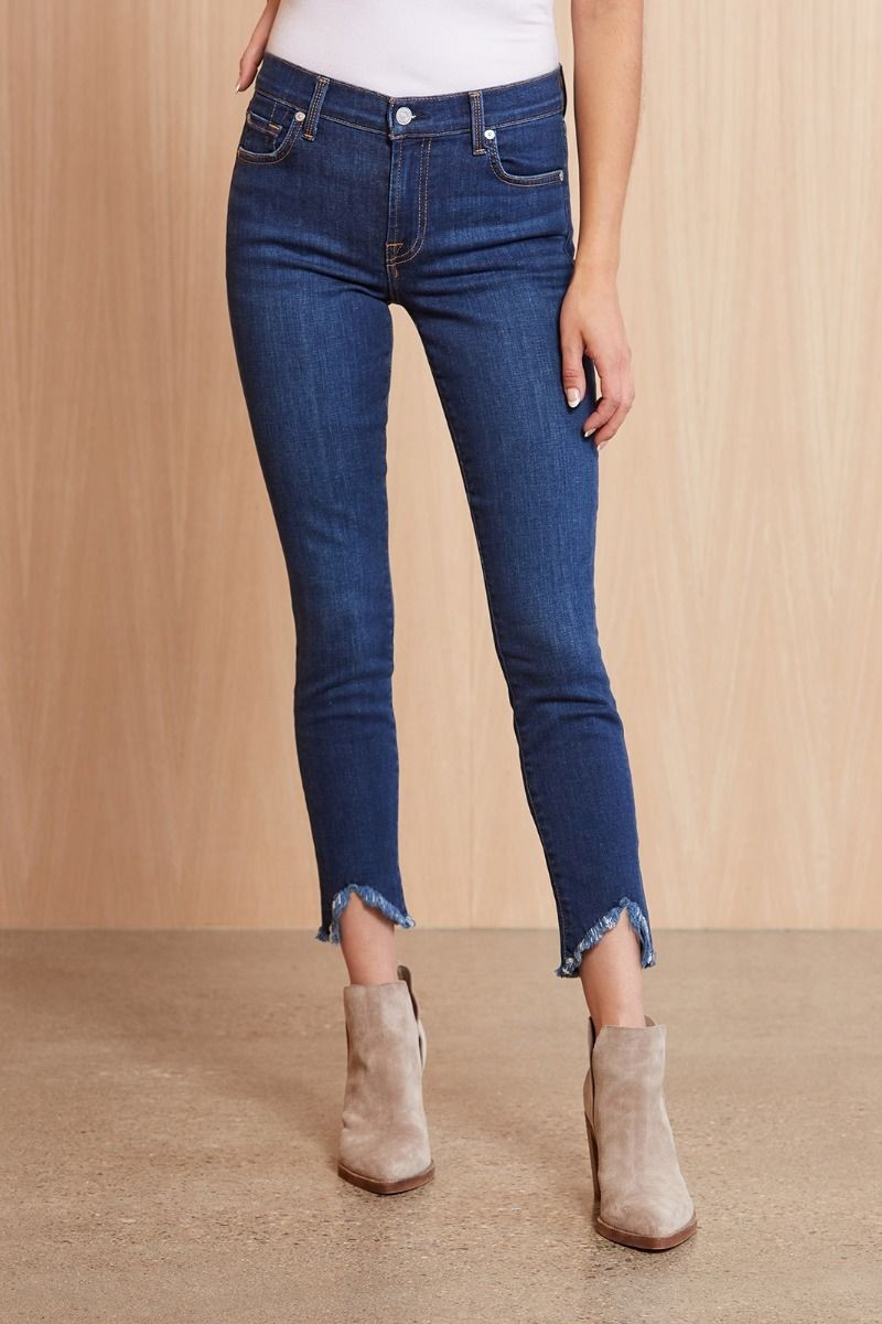 Ankle Skinny with Wave Hem | Evereve