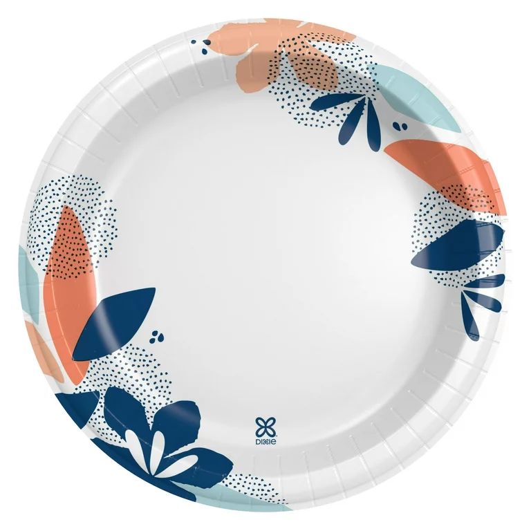 Dixie Disposable Paper Plates, Multicolor, 10 in, 210 Count | Walmart (US)