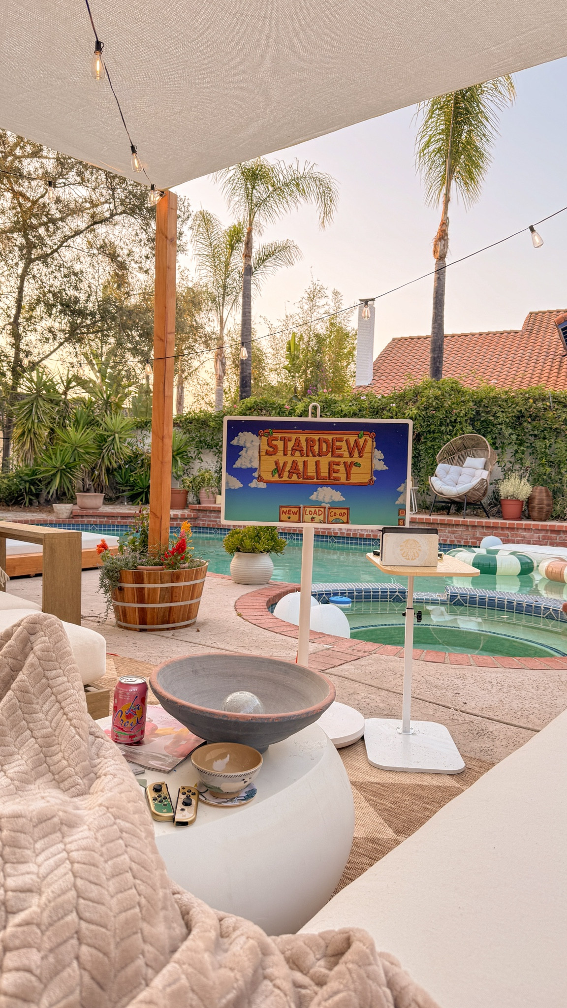 cozy gaming outside? why not 🥰🐔 

 #LTKSeasonal #LTKHome