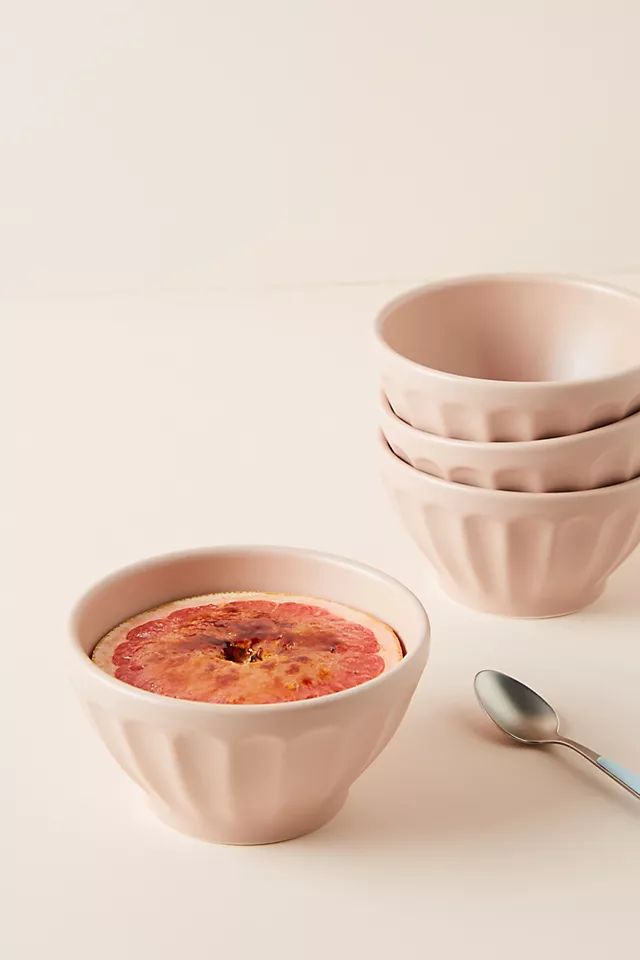 Matte Latte Bowls, Set of 4 | Anthropologie (US)