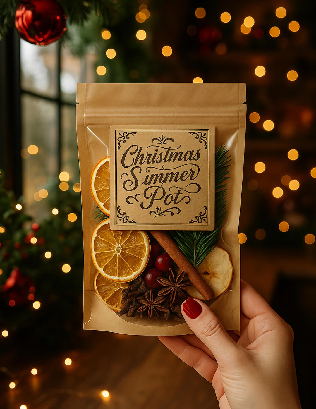 Holiday Simmer Pot Kits - Stovetop Potpourri with Dried Fruits & Spices - Christmas Morning | Etsy (US)