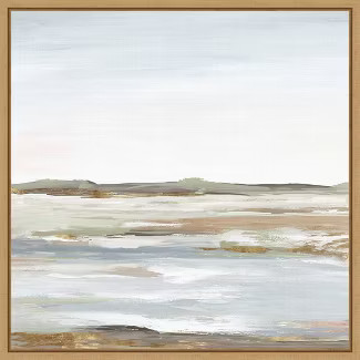 16" x 16" Vastness I by Eva Watts Framed Wall Canvas - Amanti Art | Target