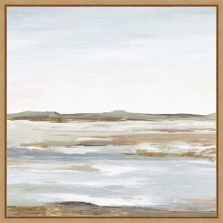 16" x 16" Vastness I by Eva Watts Framed Wall Canvas - Amanti Art | Target