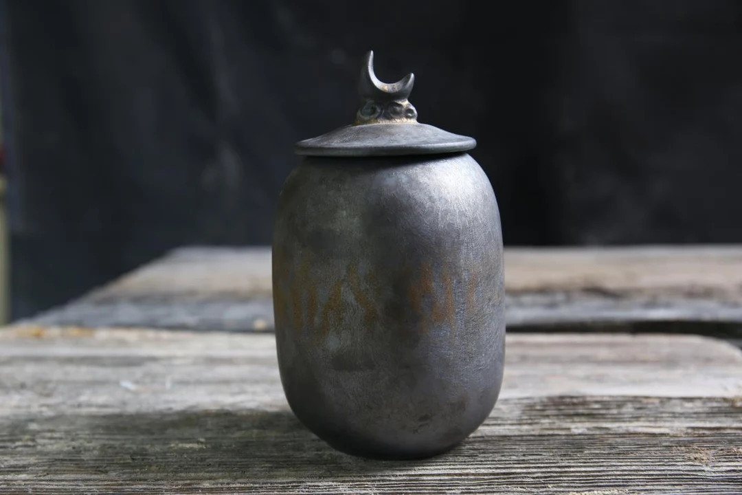 Seamless Moon Theme Canister for Tea Lovers - Etsy | Etsy (US)