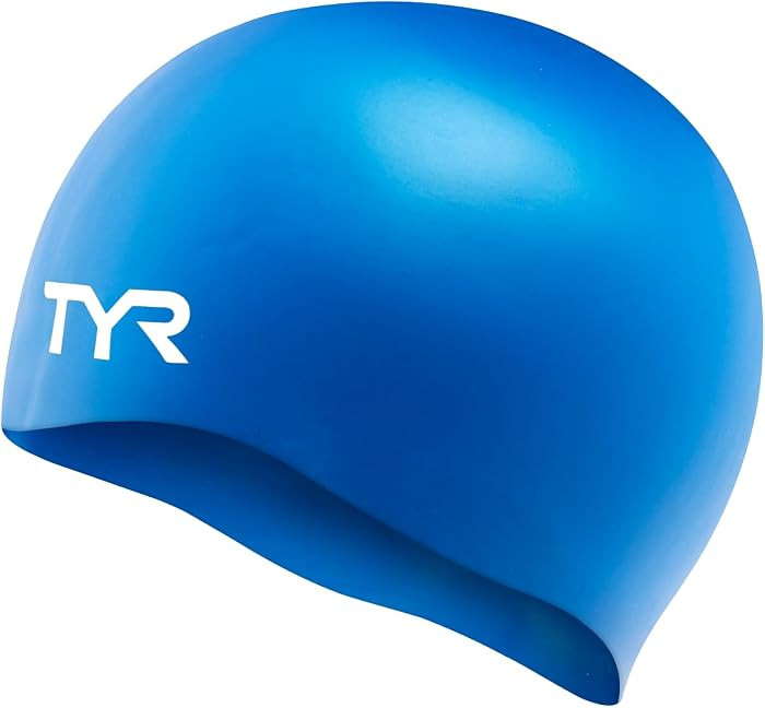 TYR Adult Wrinkle Free Silicone Swim Cap for Drag Reduction and Hair Protection | Amazon (US)
