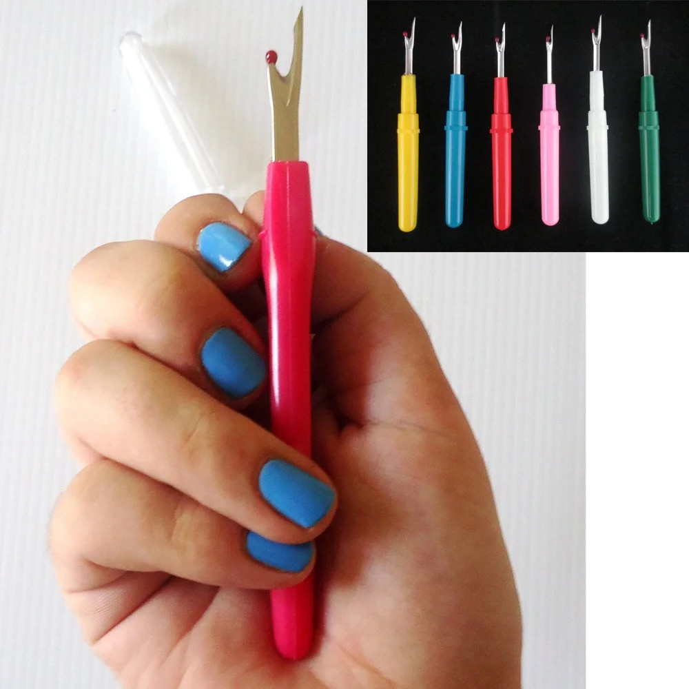 Stitch Ripper Plastic Handle Thread Seam Ripper Cutter Remover Sewing Craft Tool | Walmart (US)