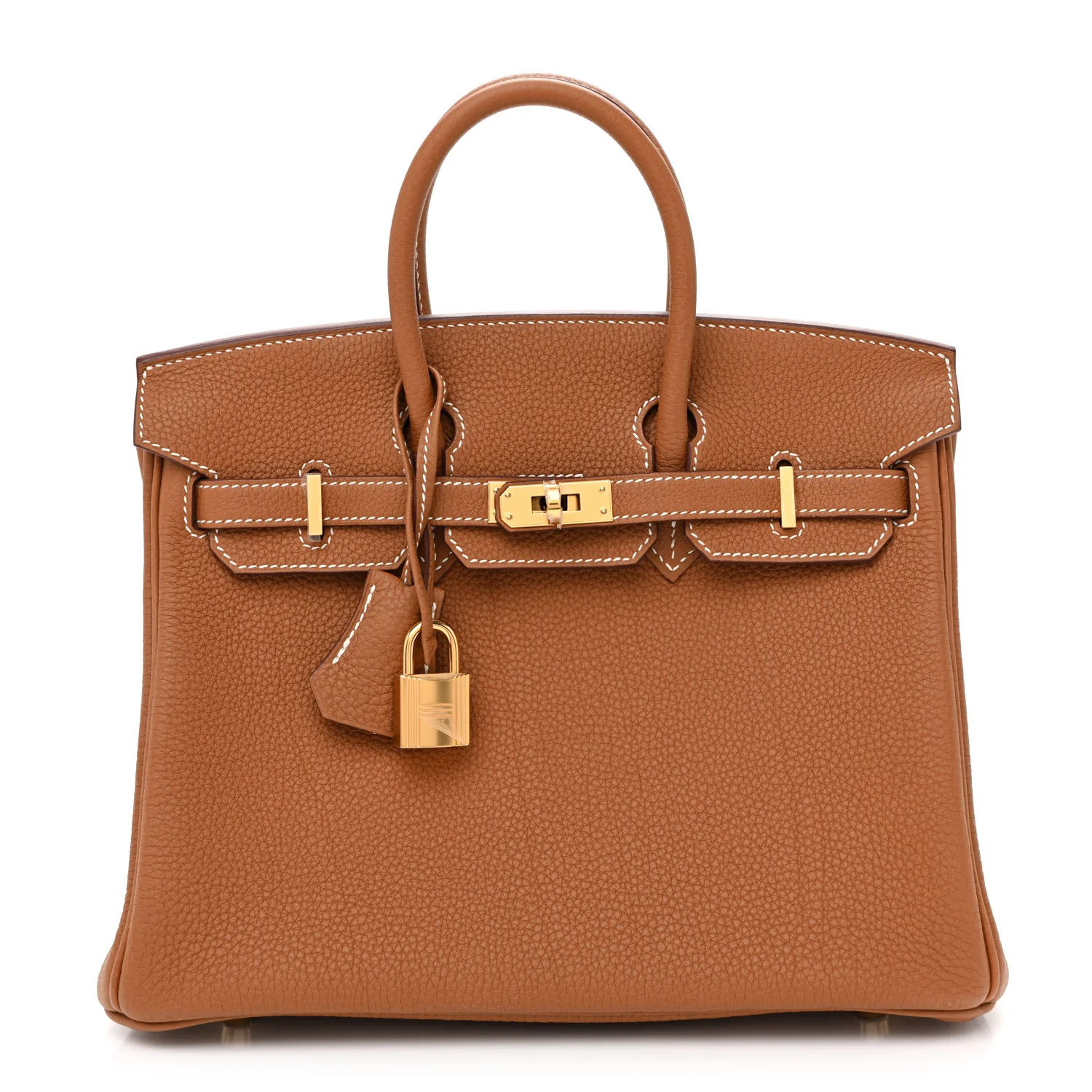 Togo Birkin 25  Gold | FASHIONPHILE (US)
