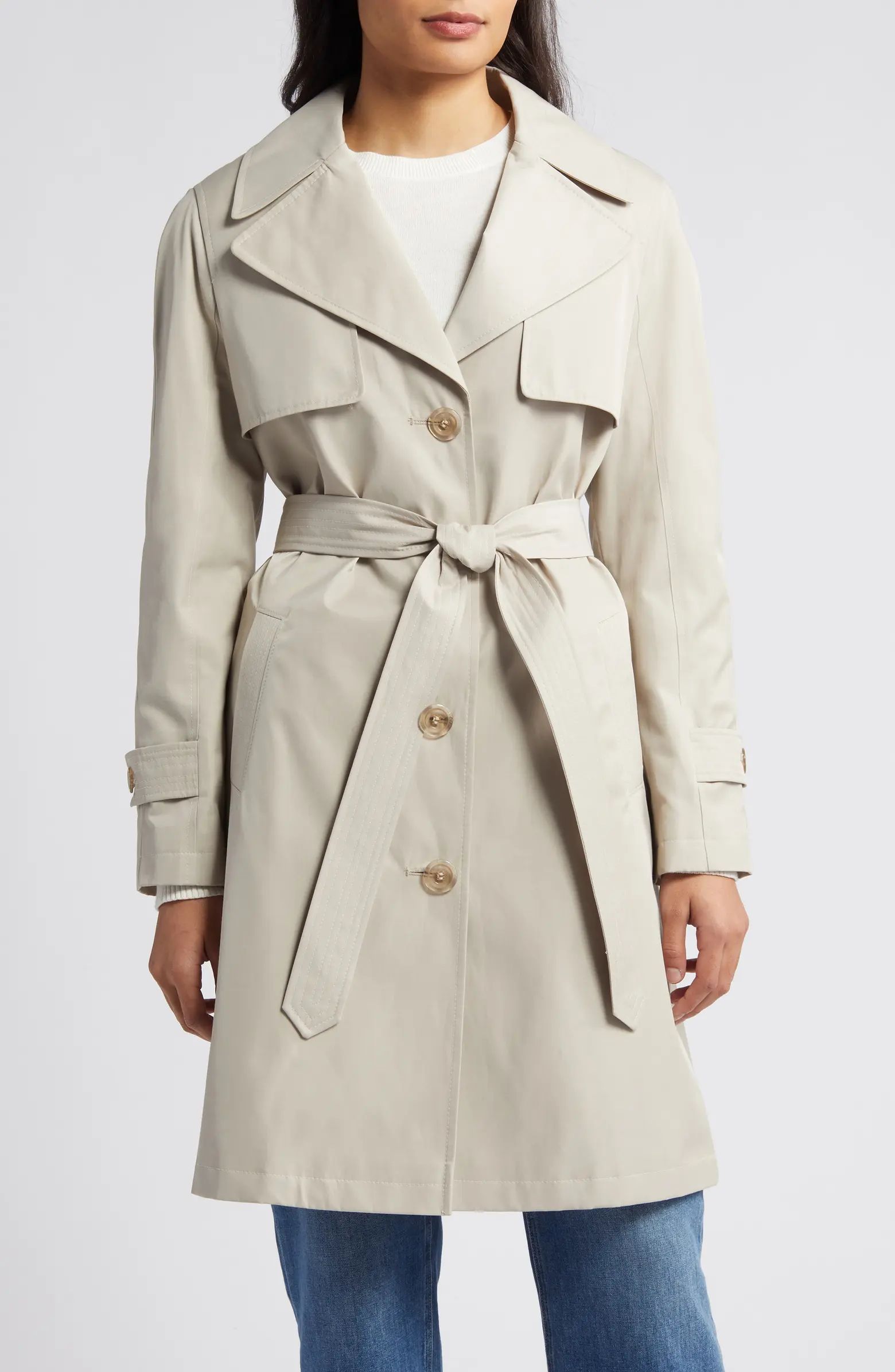 Water Repellent Cotton Blend Trench Coat | Nordstrom