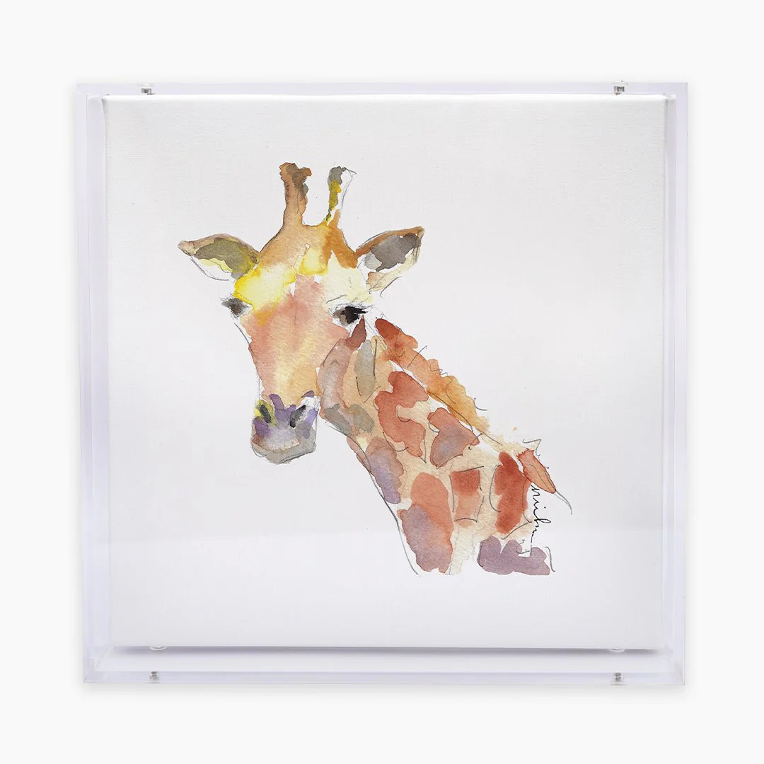 Giraffe Acrylic Shadow Box Print | Anne Neilson Home