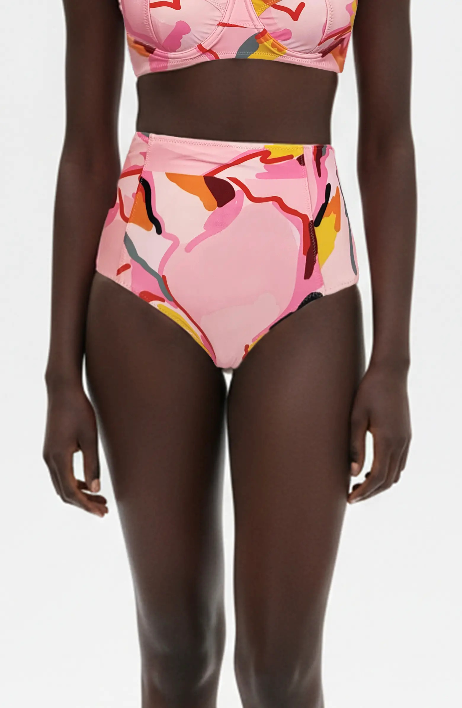 Aurora Bloom High Waisted Bikini Bottom | Nordstrom