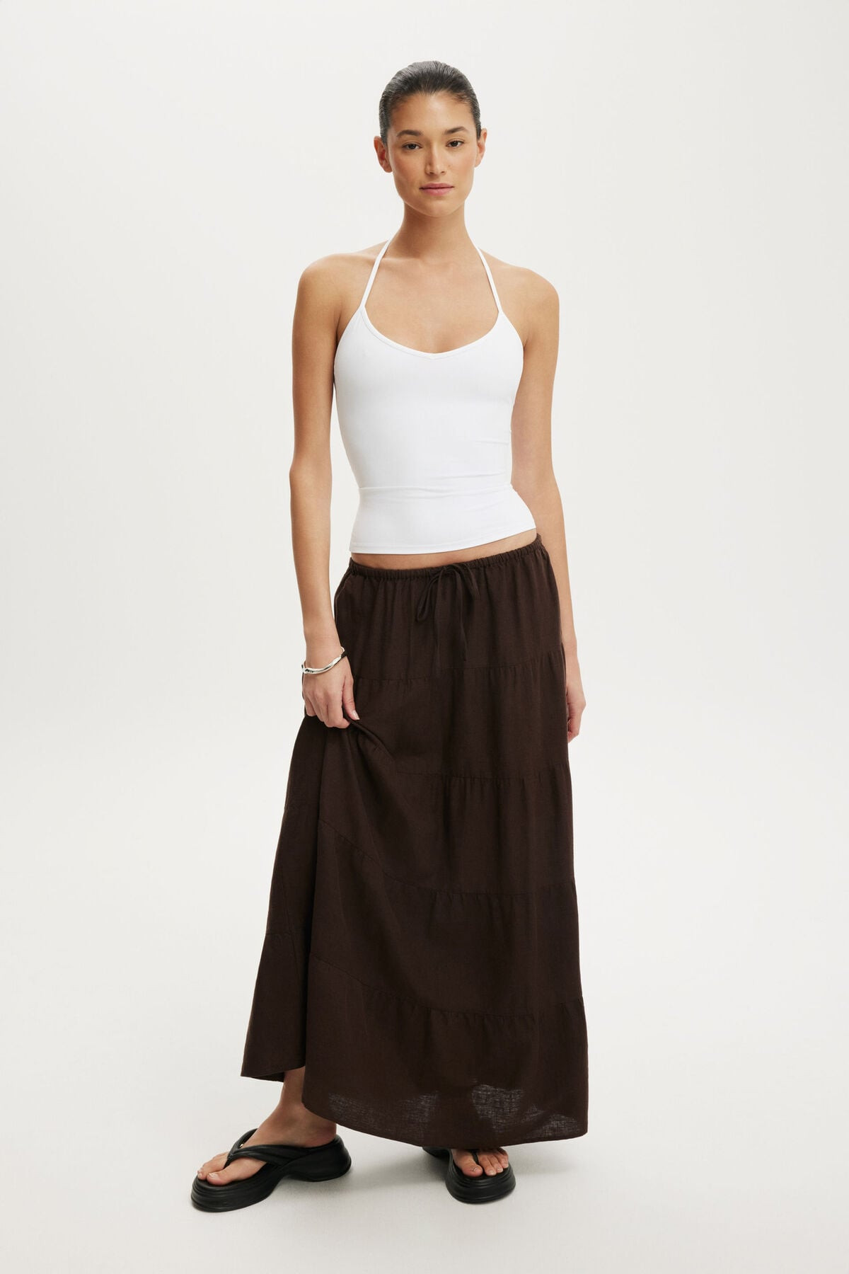 Haven Multi Tiered Maxi Skirt | Cotton On (US)