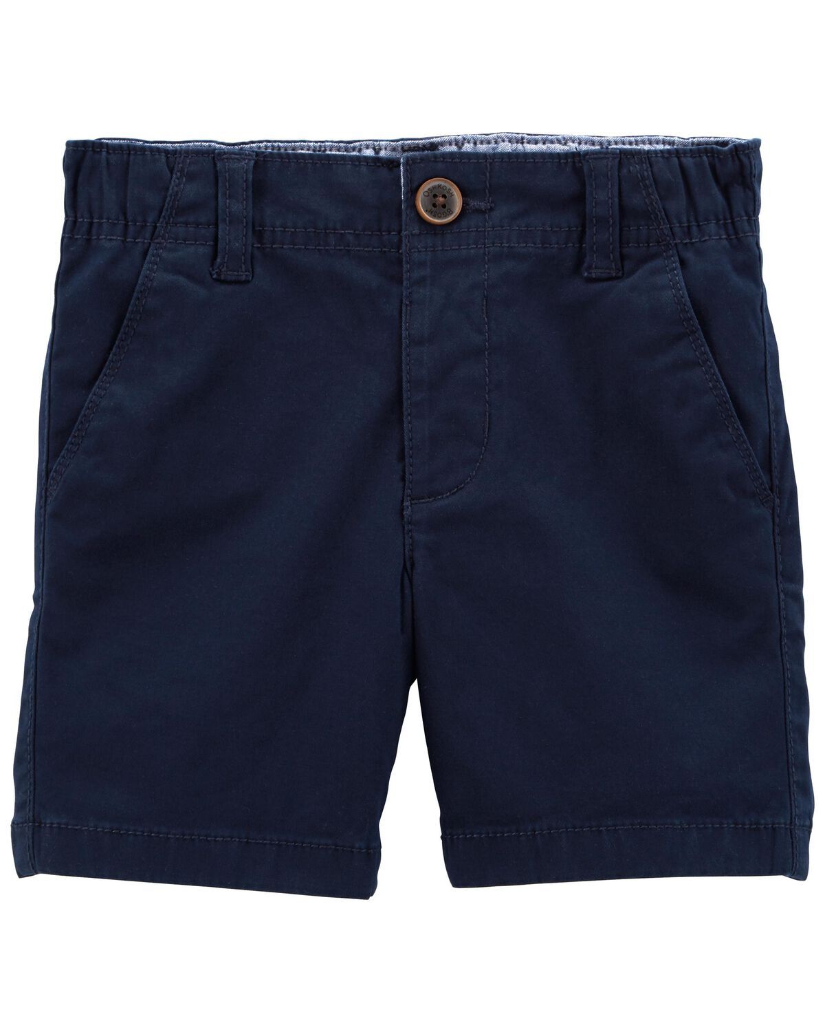 Navy Toddler Stretch Chino Shorts | carters.com | Carter's