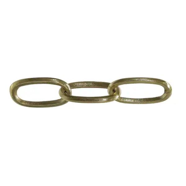 Metal 15" Chain Decor, Gold 1.5"H - 15.0" x 3.25" x 1.5" | Bed Bath & Beyond