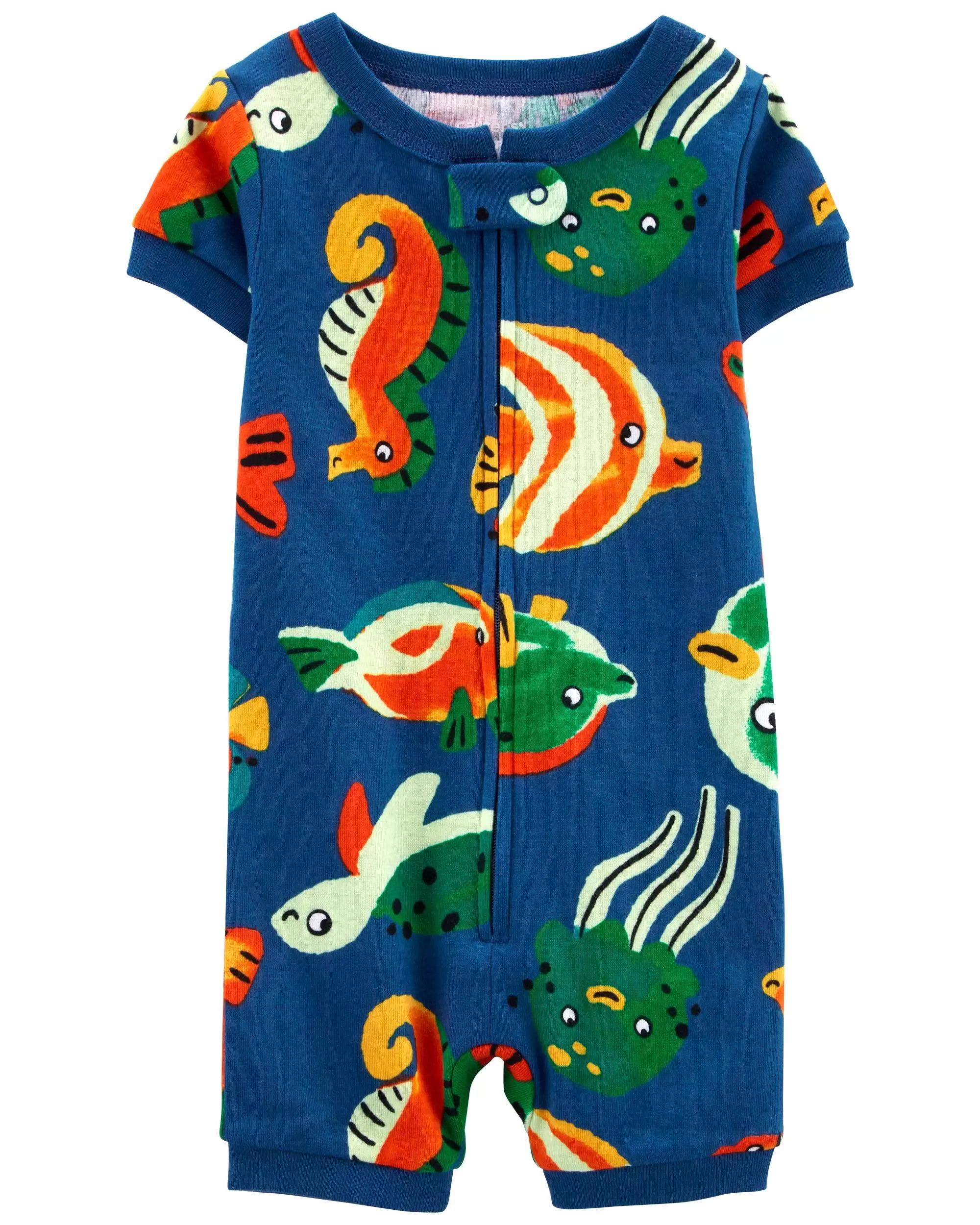 Baby 1-Piece Sea Creatures Cotton Romper  | Baby Boy Clothes, Baby Boy Outfits | Carter's